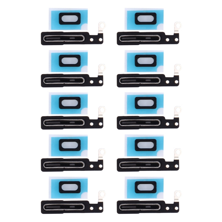 10 PCS Earpiece Receiver Mesh Cover + Earpiece Receiver Adhesive Sticker for iPhone 7, For iPhone 7 (10 PCS)