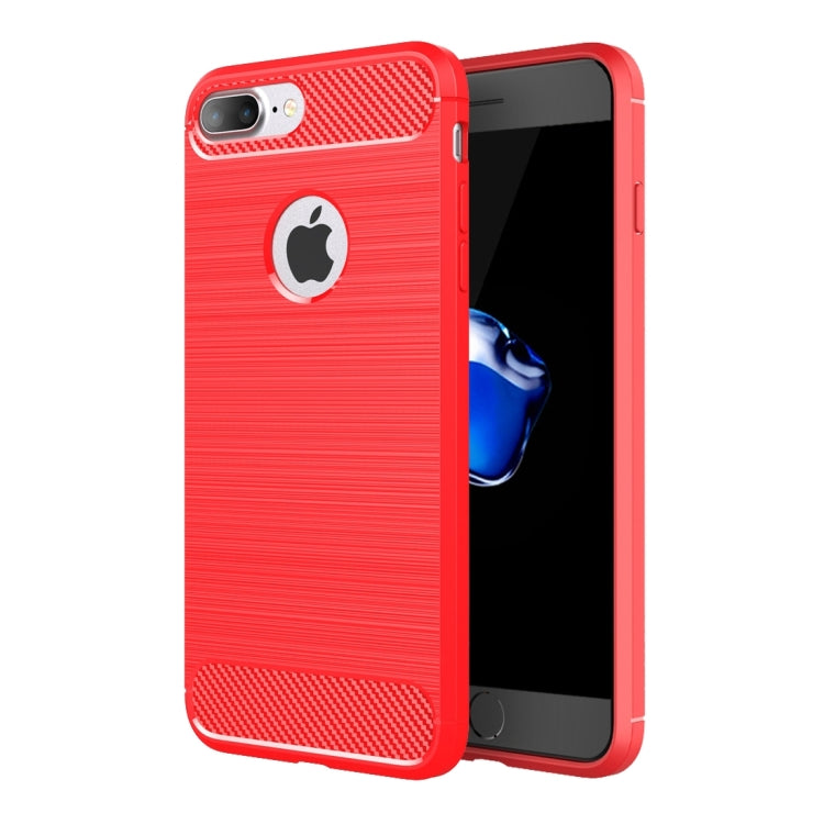 Schutzhülle für iPhone 7 Plus, gebürstete Textur, Faser-TPU, robustes Armor-Case, für iPhone 7 Plus