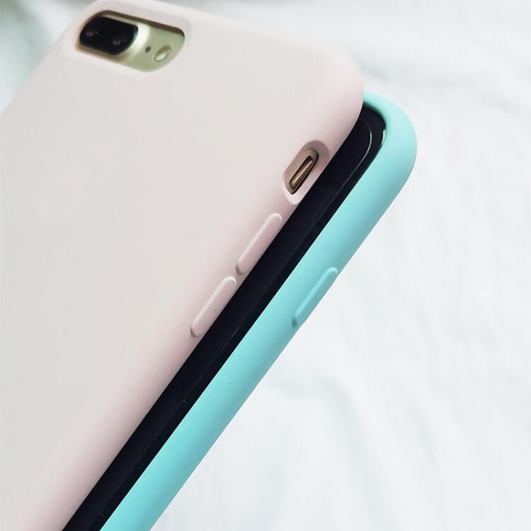 Einfarbige Flüssigsilikon-Hülle für iPhone 8 Plus & 7 Plus, für 8P & 7P, 8P & 7P, iPhone 8P & 7P