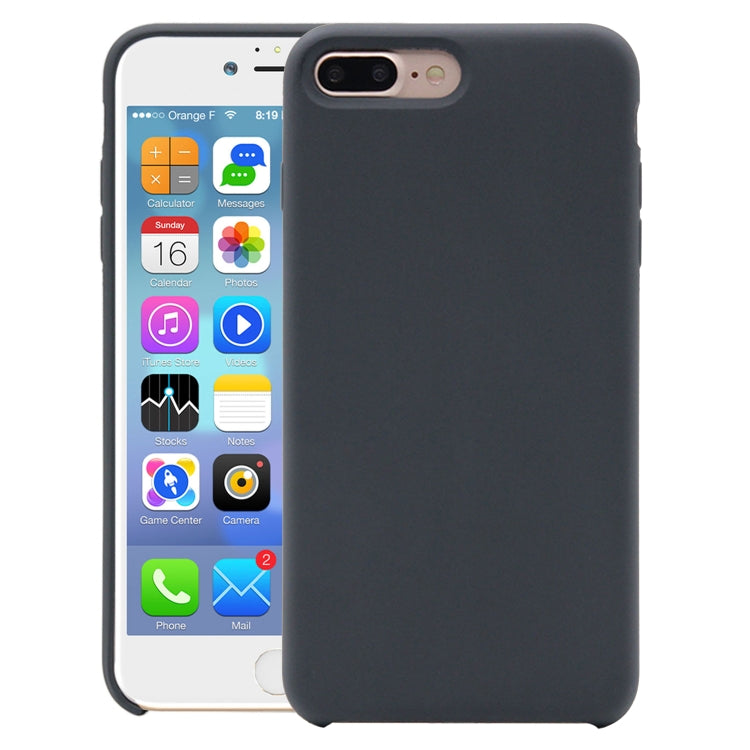 Einfarbige Flüssigsilikon-Hülle für iPhone 8 Plus & 7 Plus, für 8P & 7P, 8P & 7P, iPhone 8P & 7P