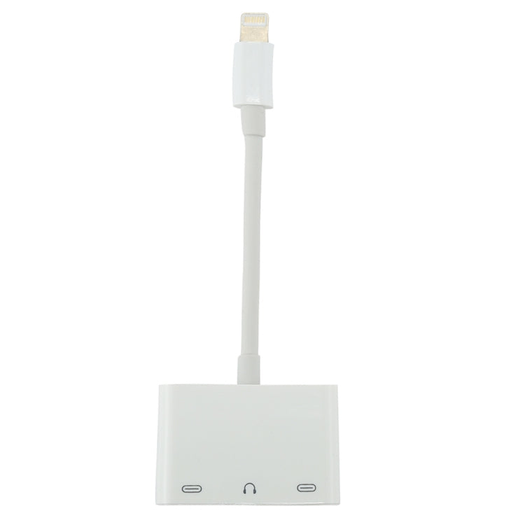 8-Pin-Stecker auf Dual-8-Pin-Buchse & 3,5-mm-Klinkenbuchse Audio-Adapter