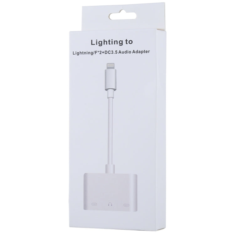 8-Pin-Stecker auf Dual-8-Pin-Buchse & 3,5-mm-Klinkenbuchse Audio-Adapter