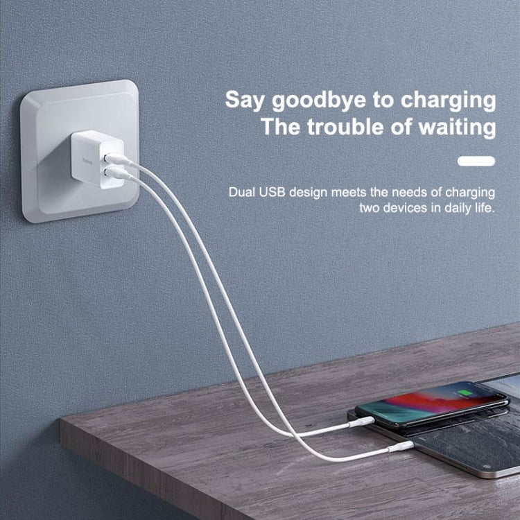 WK WP-U119 10W Dual USB Ports Travel Charger Power Adapter, US Plug, WP-U119 US Plug