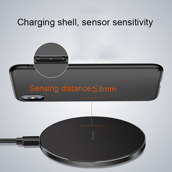 GY-68 Ultra-Thin Aluminum Alloy Wireless Fast Charging Qi Charger Pad
