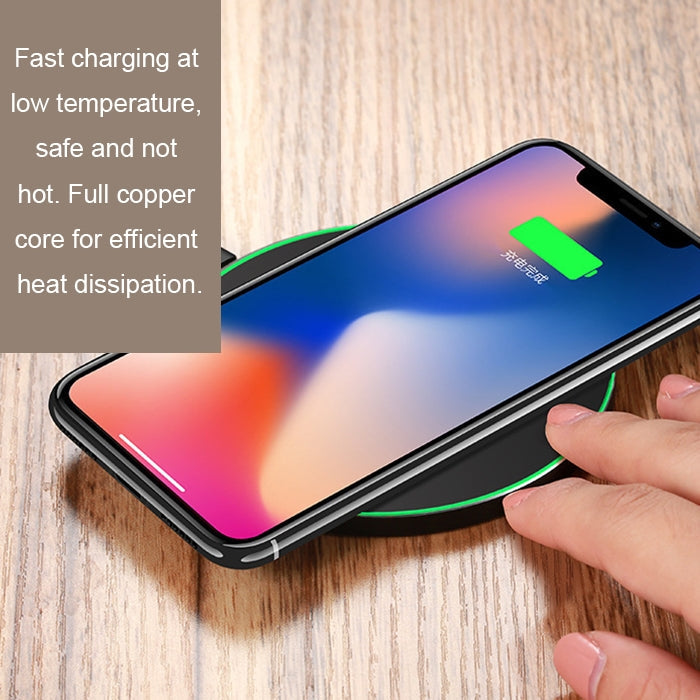 GY-68 Ultra-Thin Aluminum Alloy Wireless Fast Charging Qi Charger Pad