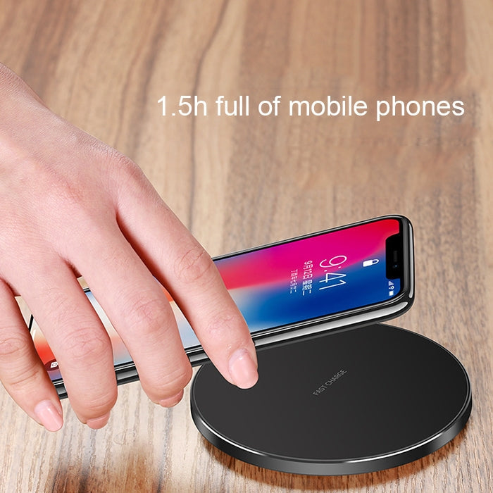 GY-68 Ultra-Thin Aluminum Alloy Wireless Fast Charging Qi Charger Pad