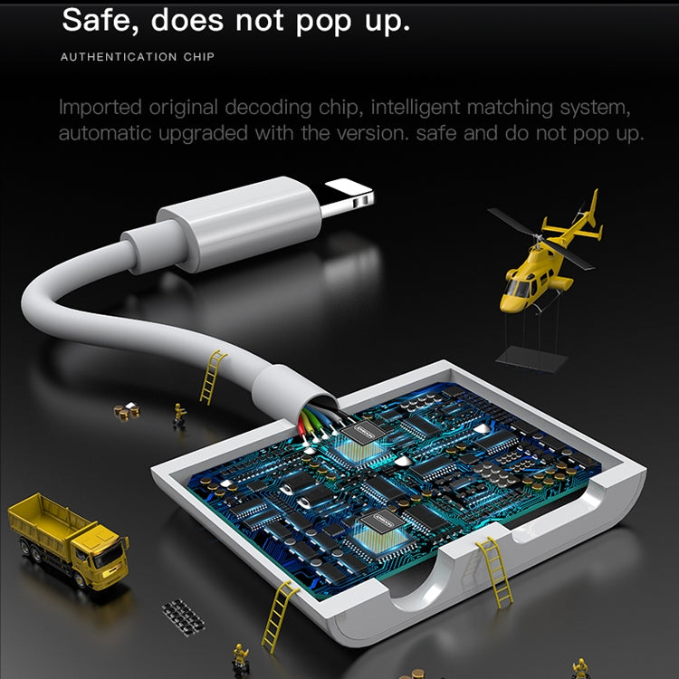JOYROOM S-Y104 Ben Series Apple Dual Lightning Adapter, Länge: 1,2 m