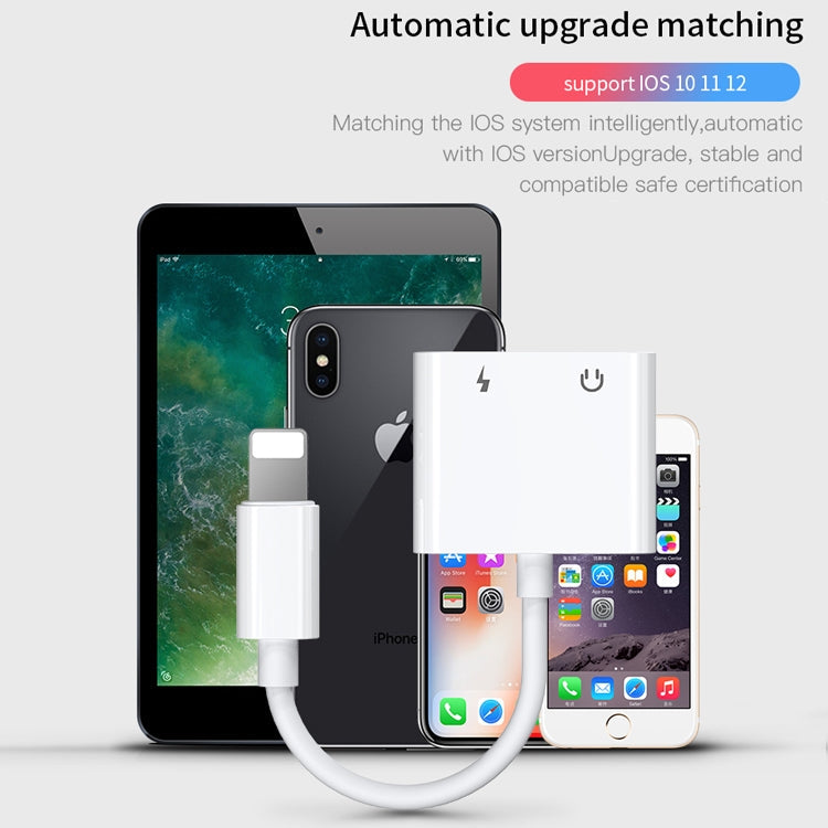 JOYROOM S-Y104 Ben Series Apple Dual Lightning Adapter, Länge: 1,2 m