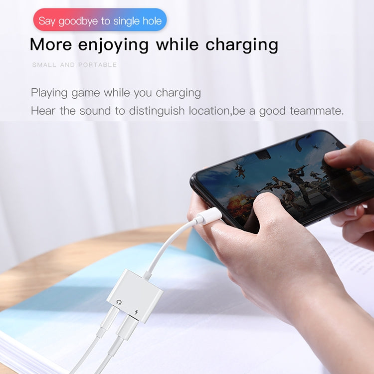 JOYROOM S-Y104 Ben Serie Apple Dual Lightning Adapter, Länge: 1,2 m (Weiß)