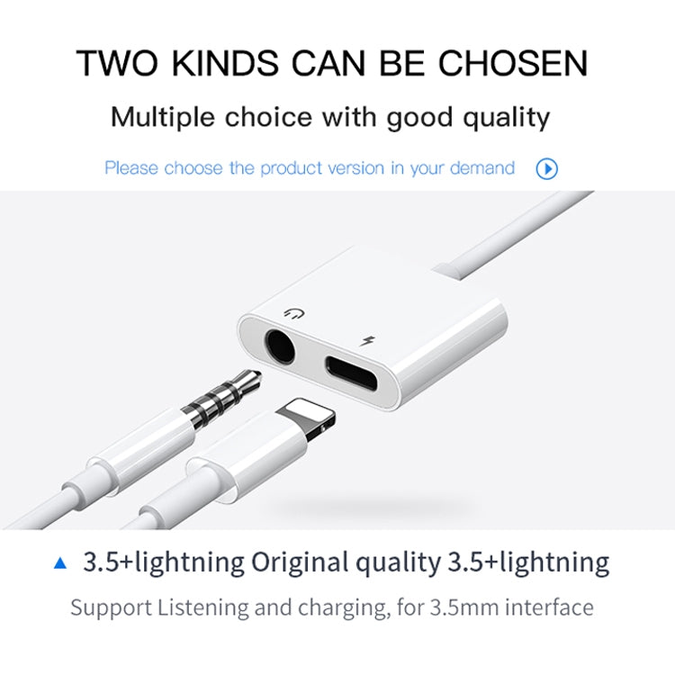 JOYROOM S-Y104 Ben Series Apple 3.5+Lightning Adapter, Länge: 1,2m