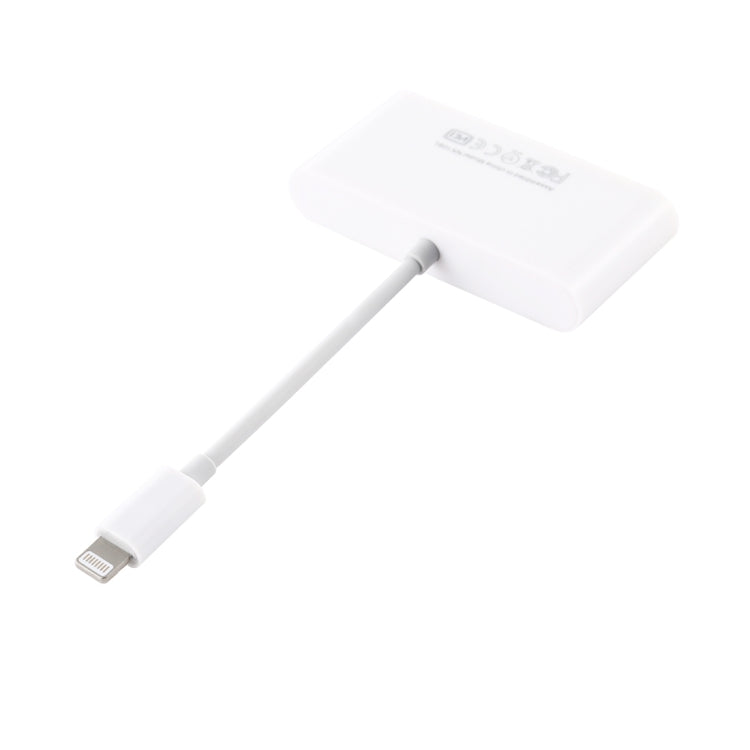NK-108L 8-Pin auf USB + TF-Karten + SD-Kartenleser-Adapter, kompatibel mit iOS 9.1 und höheren Systemen, NK-108L