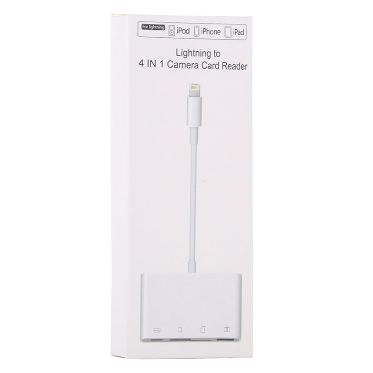 NK-108L 8-Pin auf USB + TF-Karten + SD-Kartenleser-Adapter, kompatibel mit iOS 9.1 und höheren Systemen, NK-108L