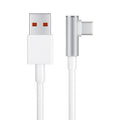 Original Xiaomi 6A USB to USB-C / Type-C 90 Degree Elbow Fast Charging Data Cable, Length: 1.5m, 6A, Length: 1.5m