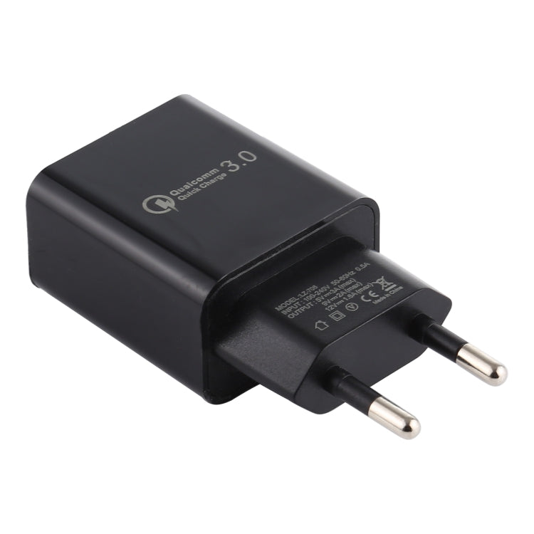 LZ-706 QC3.0 Einzelner USB-Reiseadapter, EU-Stecker