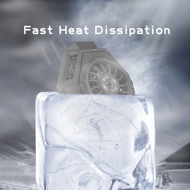 MB-F3 Mobile Phone Live Broadcast Gaming Semiconductor Radiator Back Clamp Cooling Fan, MB-F3