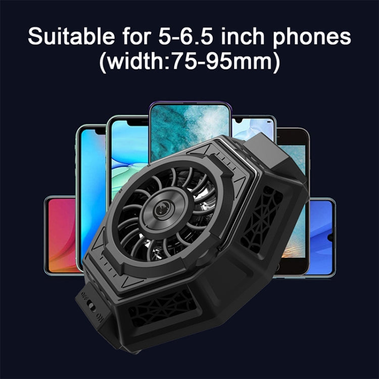 MB-F3 Mobile Phone Live Broadcast Gaming Semiconductor Radiator Back Clamp Cooling Fan, MB-F3