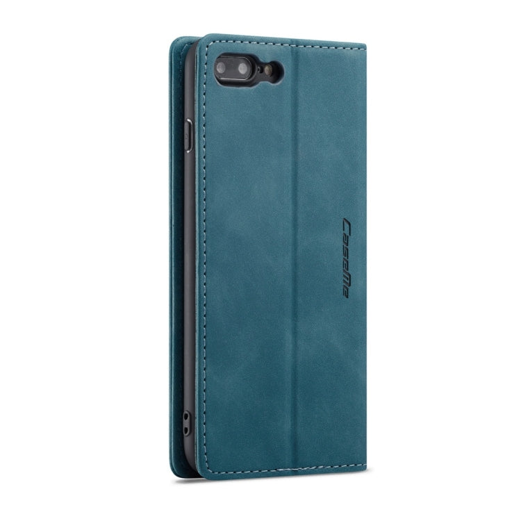 CaseMe-013 Multifunktionale Retro-Lederhülle mit matter Oberfläche, horizontal aufklappbar für iPhone 7 Plus / 8 Plus, mit Kartenfach & Ständer & Geldbörse, für iPhone 7 Plus / 8 Plus