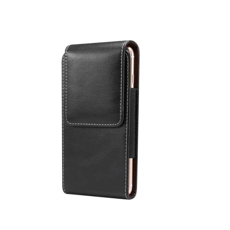 6,0-Zoll universelle vertikale Gürteltasche mit Lammfell-Textur für iPhone XS Max, Galaxy S10+, Huawei P30 Pro