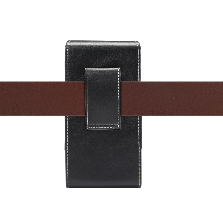 6,0-Zoll universelle vertikale Gürteltasche mit Lammfell-Textur für iPhone XS Max, Galaxy S10+, Huawei P30 Pro