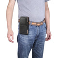 6,0-Zoll universelle vertikale Gürteltasche mit Lammfell-Textur für iPhone XS Max, Galaxy S10+, Huawei P30 Pro