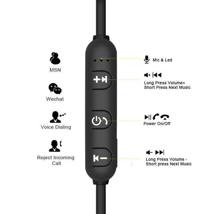 XT11 Magnetische kabellose In-Ear-Bluetooth V4.2-Kopfhörer, XT11 (Gold), XT11 (Blau), XT11 (Tarnish), XT11 (Silber)