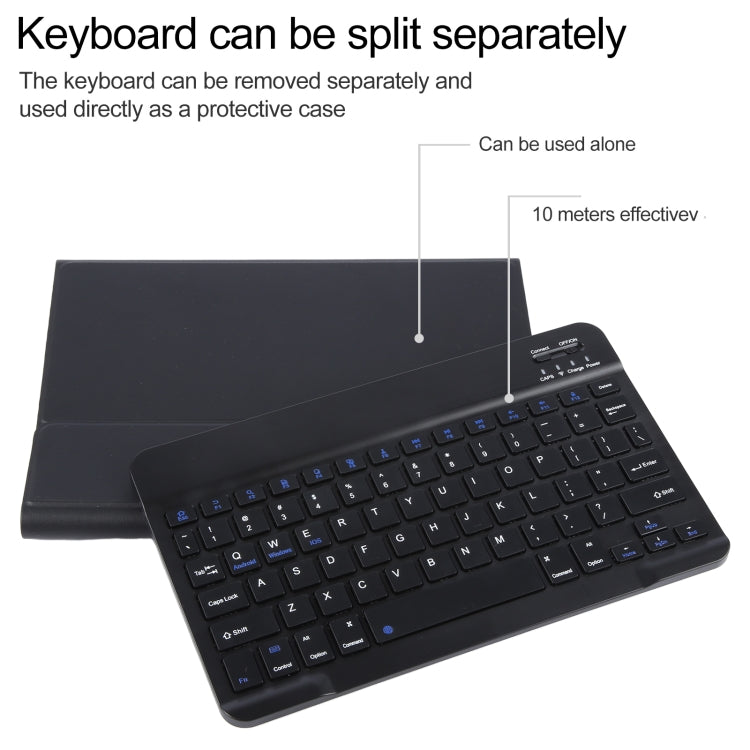 For iPad Pro 9.7 / 9.7 inch 2017 / 9.7 2018 / Air / Air 2 IP071 Separable ABS Smart Bluetooth Keyboard + Litchi Texture Horizontal Flip Leather Tablet Case, For iPad Pro 9.7 / 9.7 inch 2017 / 9.7 2018 / Air / Air 2