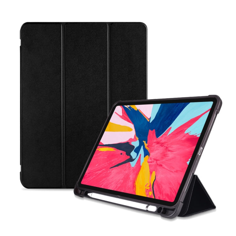 Dreifach faltbare, stoßfeste TPU-Schutzhülle für iPad Pro 11 Zoll (2018) / (2020), mit Halterung & Stiftfach, iPad Pro 11 Zoll (2018) / (2020)