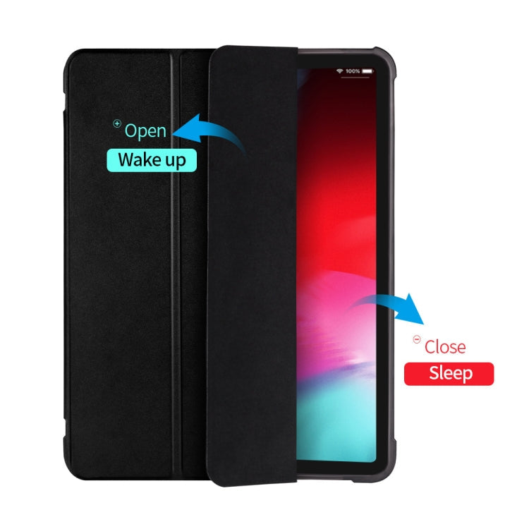 Dreifach faltbare, stoßfeste TPU-Schutzhülle für iPad Pro 11 Zoll (2018) / (2020), mit Halterung & Stiftfach, iPad Pro 11 Zoll (2018) / (2020)