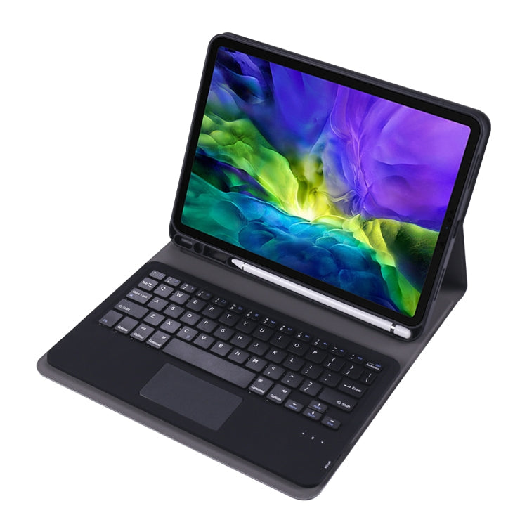 A11B-A 2020 Ultra-thin ABS Detachable Bluetooth Keyboard Tablet Case for iPad Pro 11 2022 / 2021 / Air4 / Air5, with Touchpad & Pen Slot & Holder, For iPad Pro 11 inch (2020)