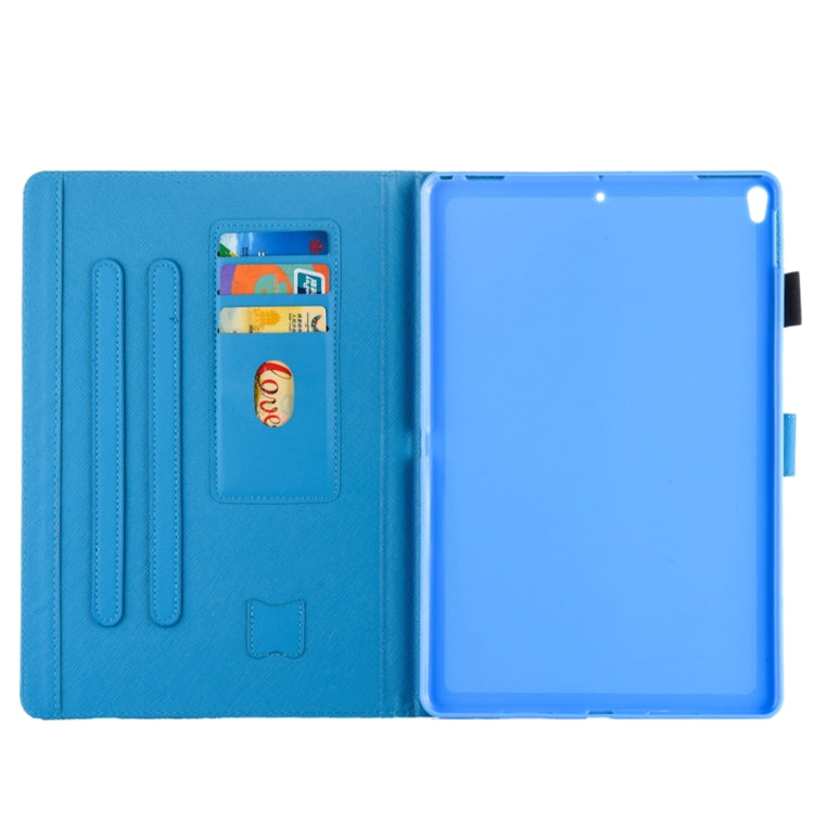 For iPad Pro 10.5 inch Horizontal Flip Leather Case with 3 Gears Holder & Card Slots