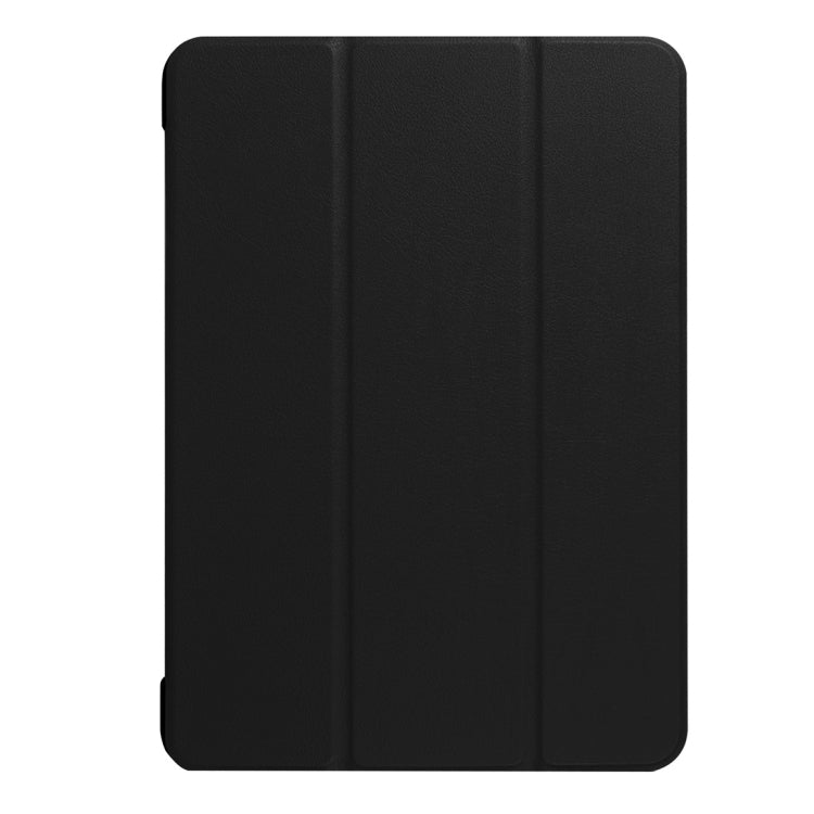 Smart Case mit Litchi-Struktur aus PU für iPad Pro 10,5 Zoll, dreifach faltbar, mit durchsichtiger Rückschale und Stifthalter