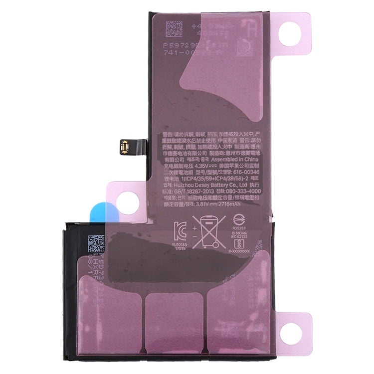2716mAh Li-ion Battery for iPhone X, For iPhone X