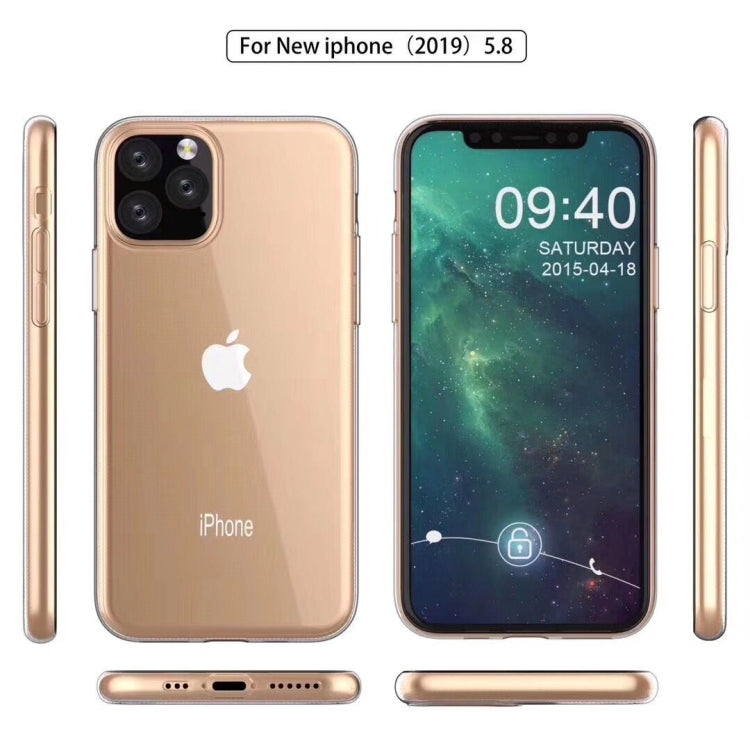 0.75mm Ultra-thin Shockproof TPU Protective Case for iPhone 11 Pro, For iPhone 11 Pro