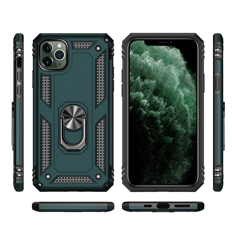 Armor Shockproof TPU + PC Protective Case for iPhone 11 Pro, with 360 Degree Rotation Holder