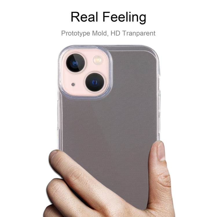 For iPhone 13 0.75mm Ultra-thin Transparent TPU Soft Protective Case