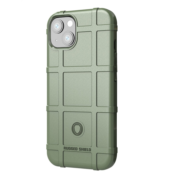 For iPhone 13 Rugged Shield Full Coverage Shockproof TPU Case