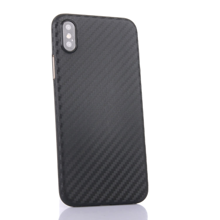 For iPhone XS Max Carbon Fiber Ultrathin PP Protective Case, For XS Max