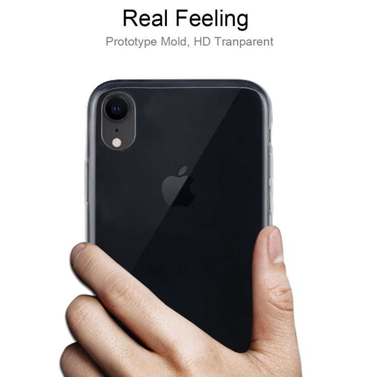 Für iPhone XR TPU ultra-dünne transparente Hülle, für XR (U)