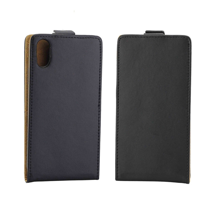 Für iPhone XR Business-Style vertikale Flip-TPU-Lederhülle mit Kartenfach, für XR
