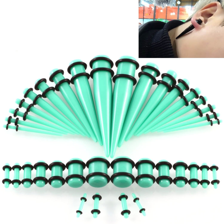 36-tlg. Unisex-Ohrdehnungsset aus Acryl, Ohr-Expander-Zubehör, 14G-00G