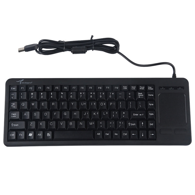 DS-8800 USB Interface Prevent Water Splashing Laser Engraving Character One-piece Wired Touchpad Keyboard, Length: 1.5m, DS-8800 USB