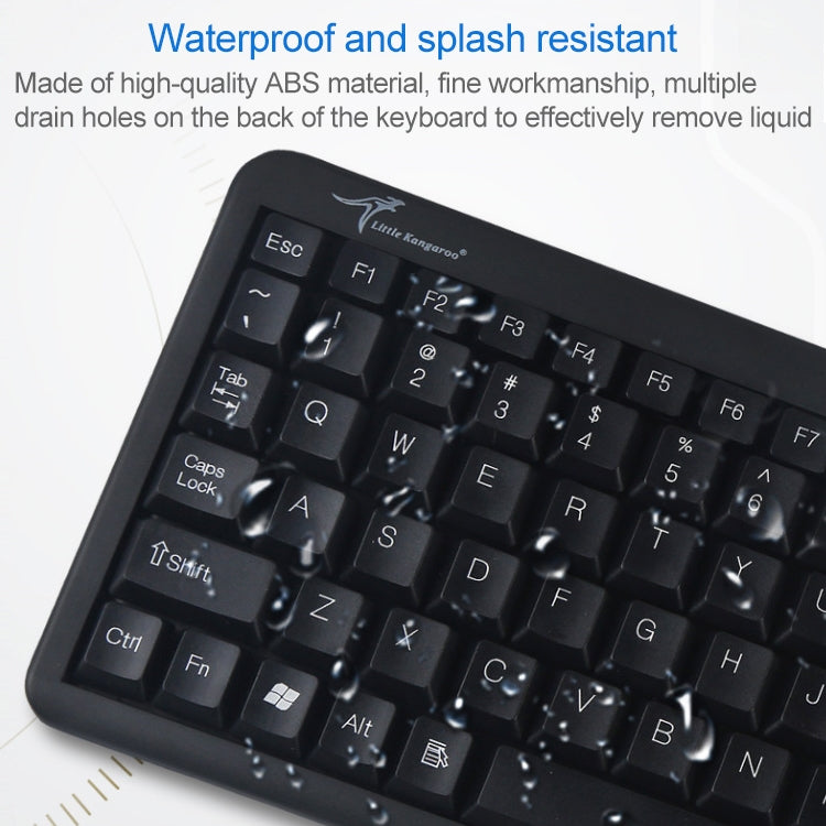 DS-8900 USB Interface Prevent Water Splashing Laser Engraving Character One-piece Wired Trackball Keyboard, Length: 1.5m, DS-8900 USB