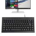 KB-301A Multimedia Notebook Mini Wired Keyboard, Arabic Version (Black)