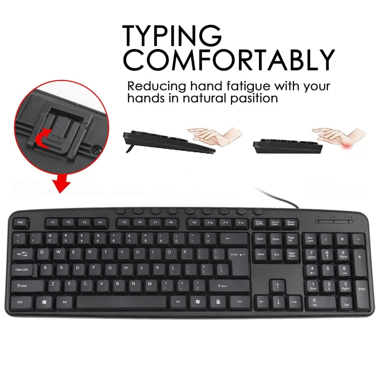 KB-8377 USB Wired Keyboard Mouse Set, KB-8377