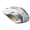 Chasing Leopard K1 USB 1600DPI Three-speed Adjustable LED Backlight Mute Wired Optical Gaming Mouse, Length: 1.3m