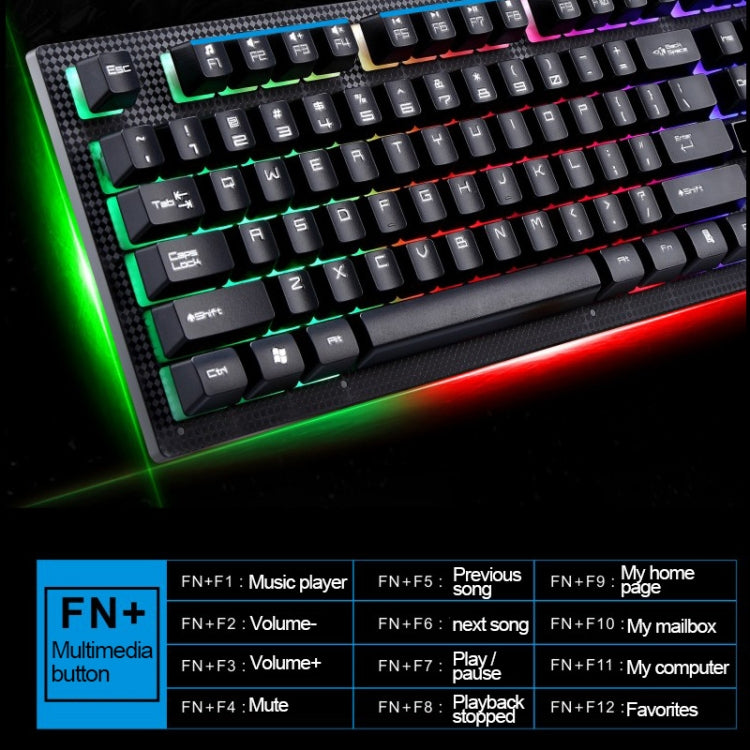 ZGB G20 104 Tasten USB-kabelgebundene mechanische Gaming-Tastatur mit Hintergrundbeleuchtung