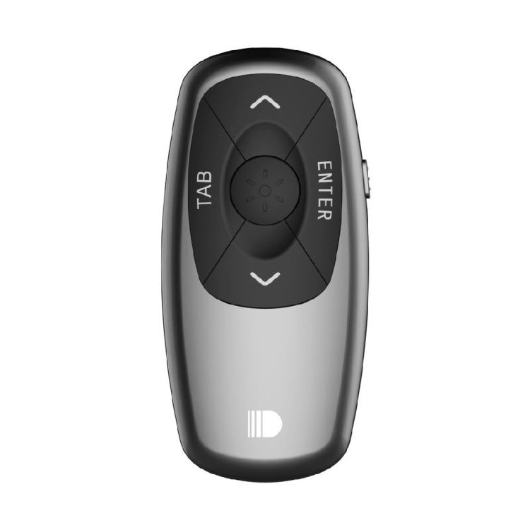 Doosl DSIT011 2,4 GHz wiederaufladbare Mini-Präsentationsfernbedienung, Reichweite: 100 m (Schwarz)
