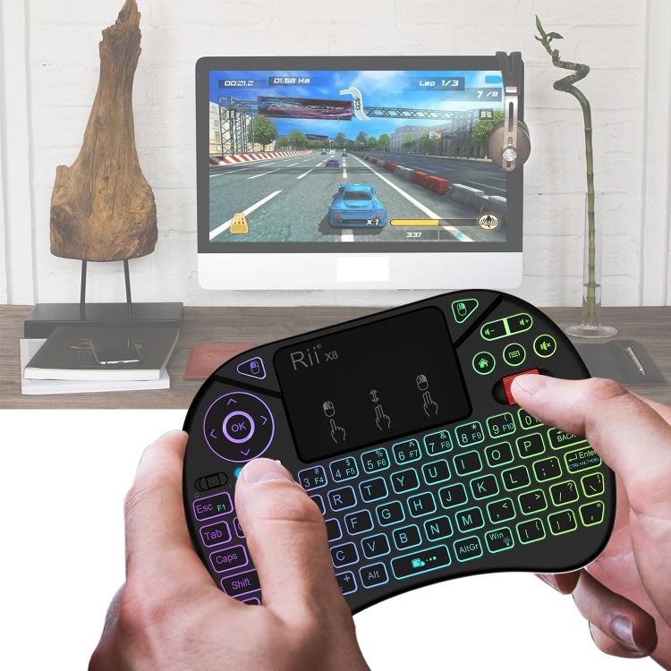 2.5 inch Touchpad Combo with Backlight(Black), Rii X8