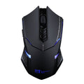 ET X-08 7-Tasten 2400DPI 2,4G kabellose, lautlose Gaming-Maus mit USB-Empfänger & bunter Hintergrundbeleuchtung