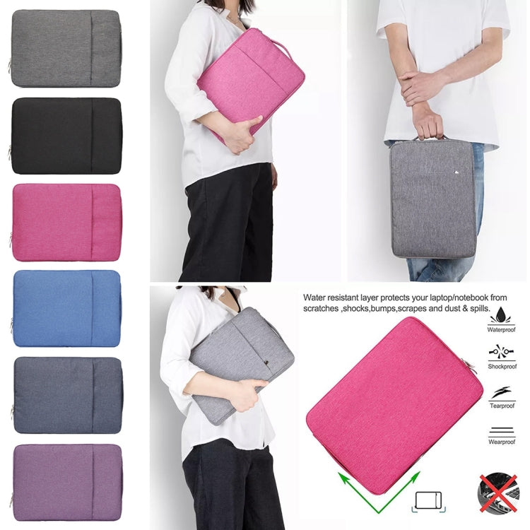 11.6 inch Universal Fashion Soft Laptop Denim Bags Portable Zipper Notebook Laptop Case Pouch for MacBook Air, Lenovo and other Laptops, Size: 32.2x21.8x2cm, 11.6 inch Purple, 11.6 inch Magenta, 11.6 inch Blue, 11.6 inch Grey, 11.6 inch Dark Blue      ...